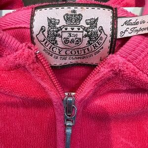 Juicy Couture Y2K Terry Zip Hoodie Jacket L Juniors